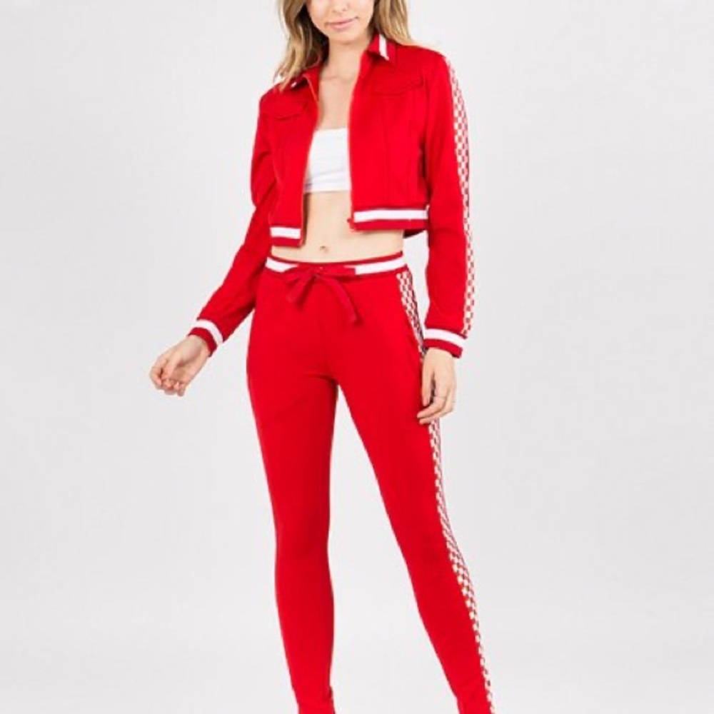 American Bazi Red Tracksuit